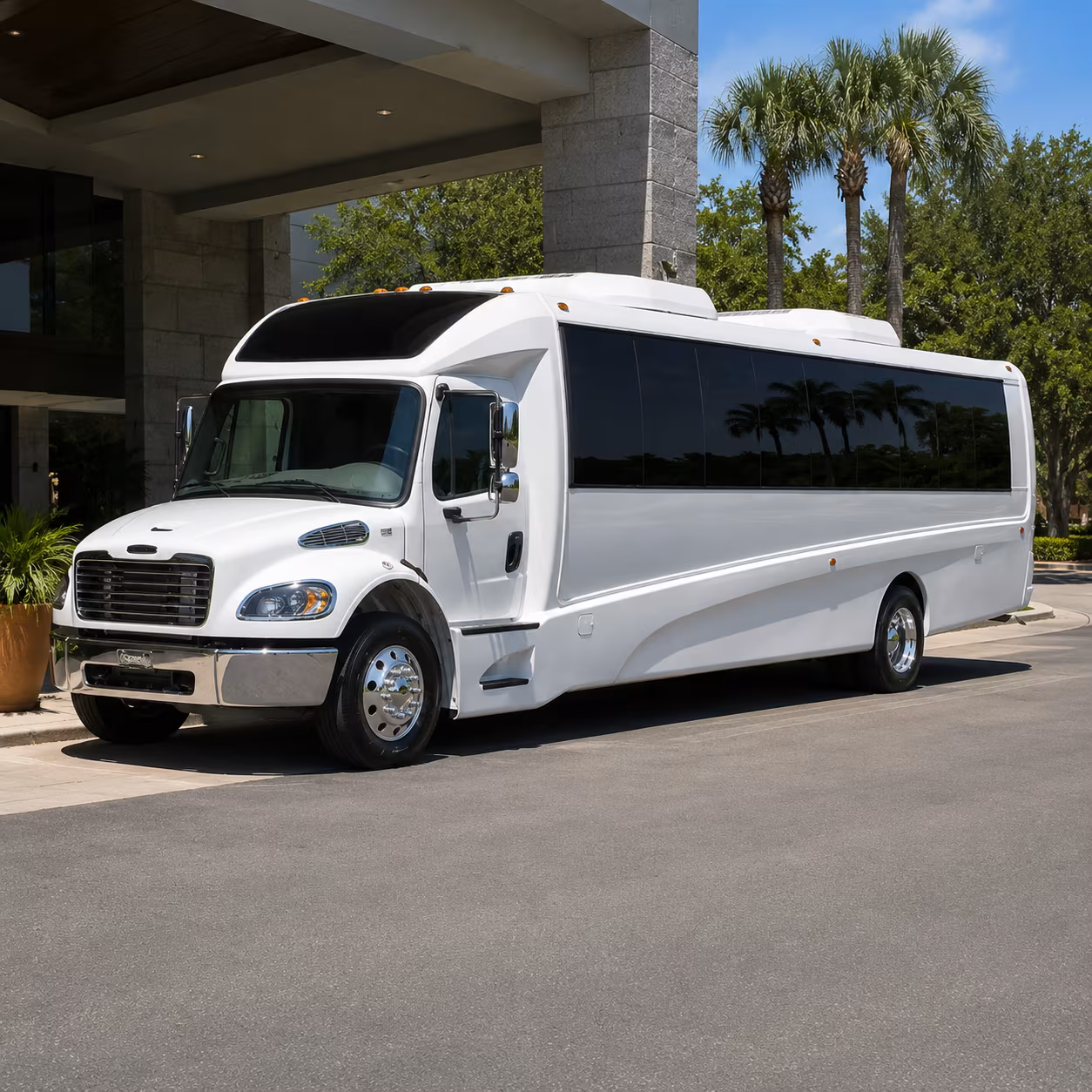 senior congregation and accessibility focused bus rentals in visalia