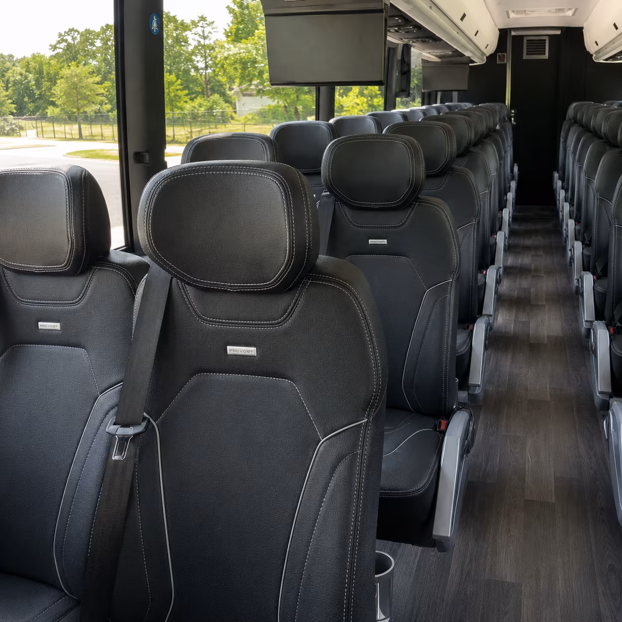 visalia bus rental service area