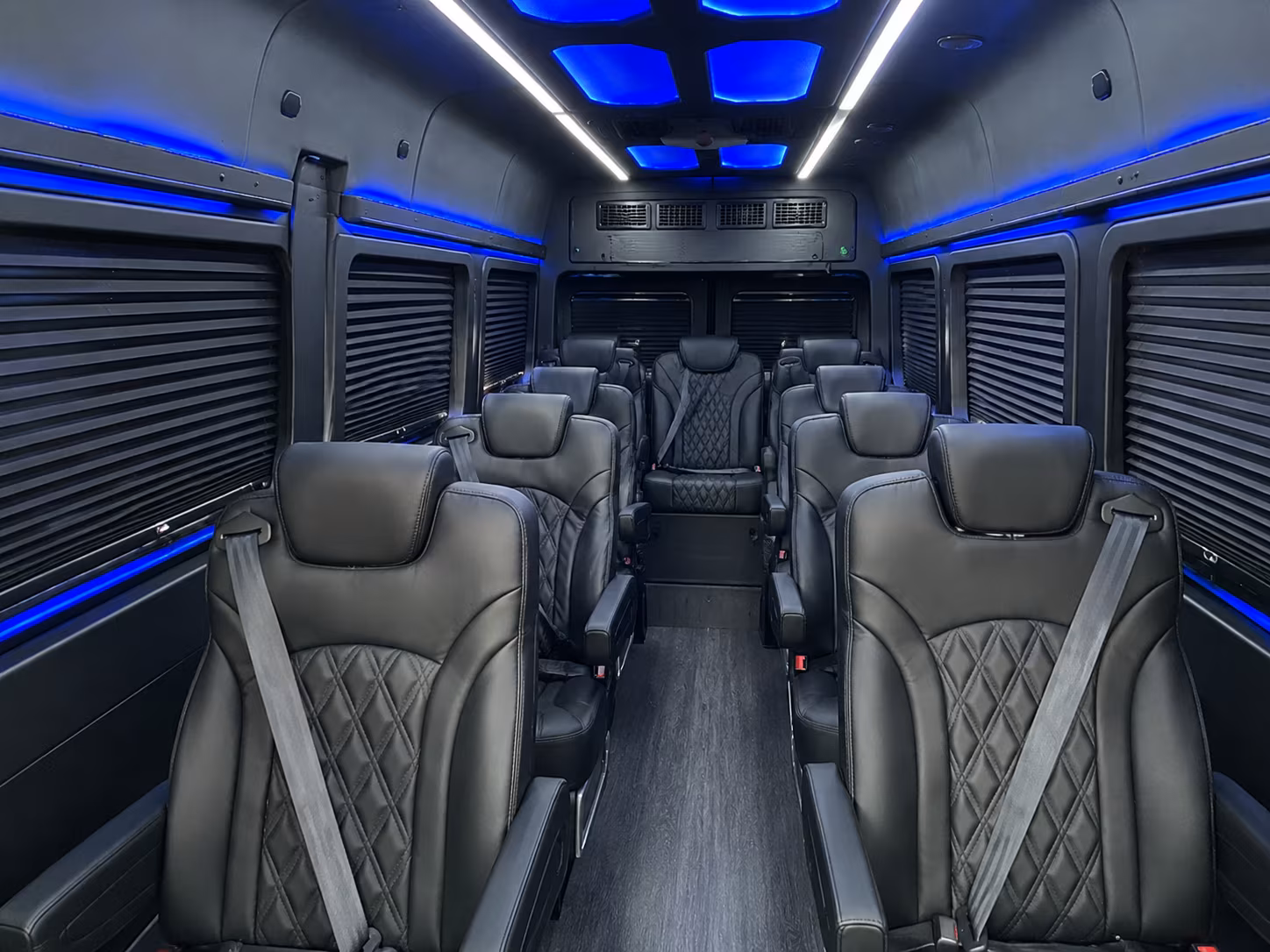 visalia sprinter van with driver inside